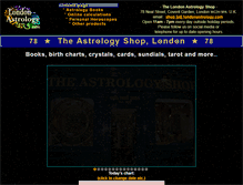 Tablet Screenshot of londonastrology.com